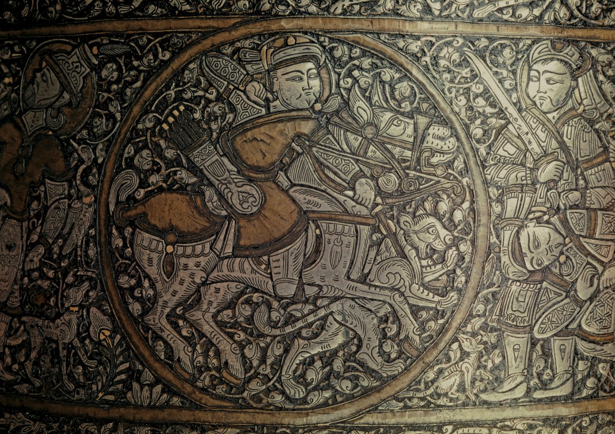 MAMLUK KNIGHT: Arte siriana. Particolare di una vasca chiamata "Battistero di San Luigi"... da Muhammed Ibn Al Zayn