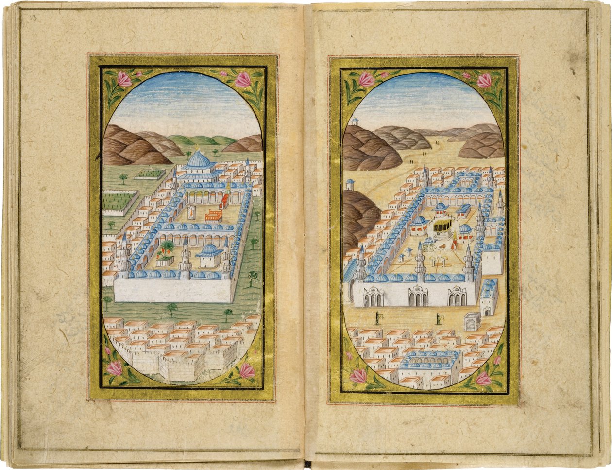Al-Masjid al-Nabawi e Masjid al-Haram, 1783 da Mustafa Halimi