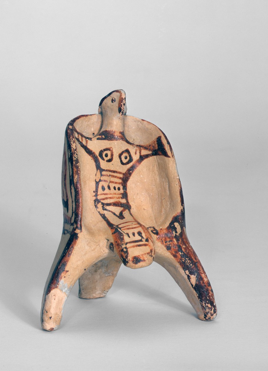 Idolo in trono da Mycenaean