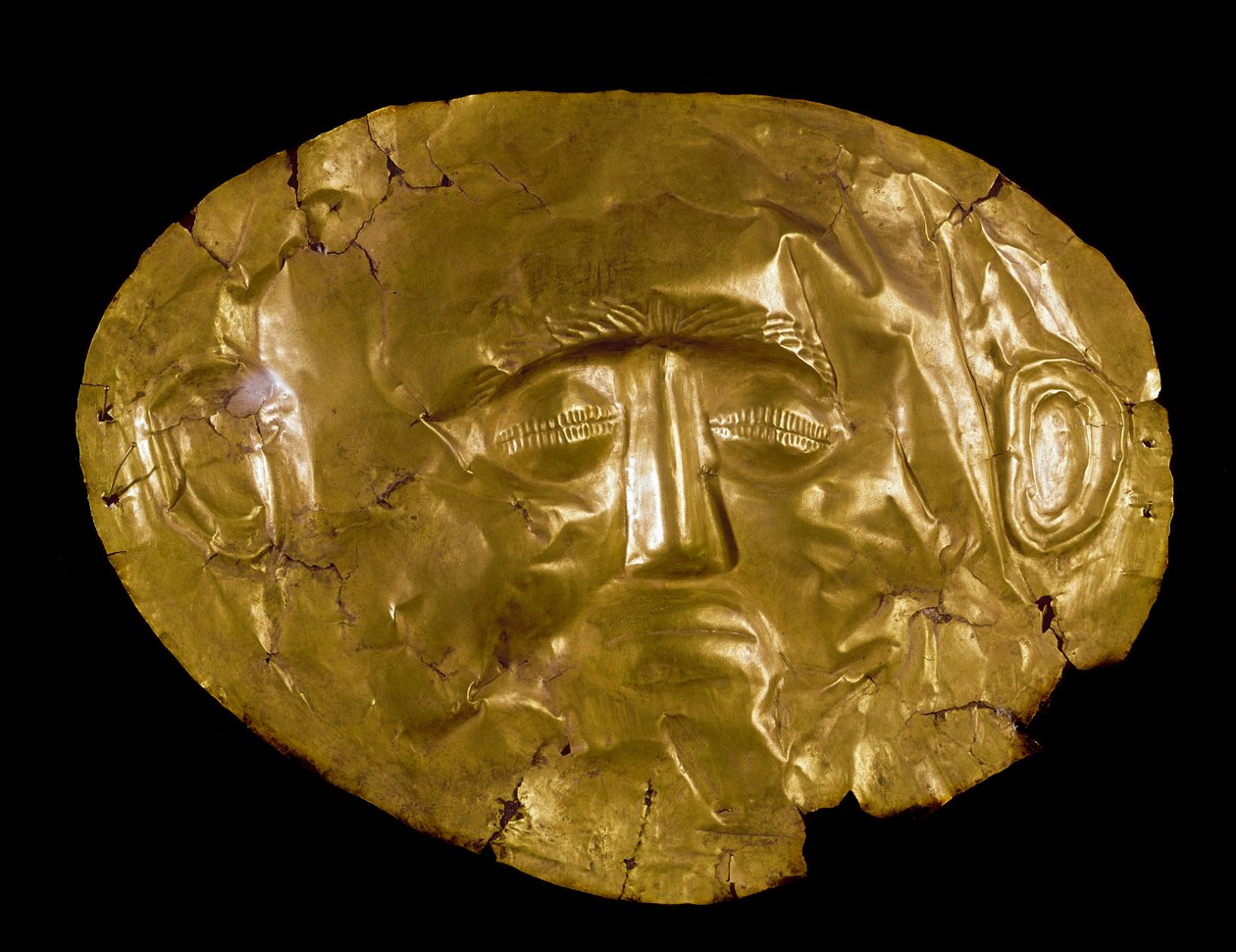 Arte Micenea: maschera d