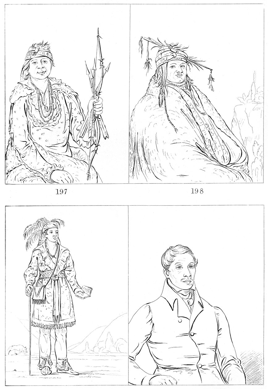 Delawares e Mohicani, 1841 da Myers and Co