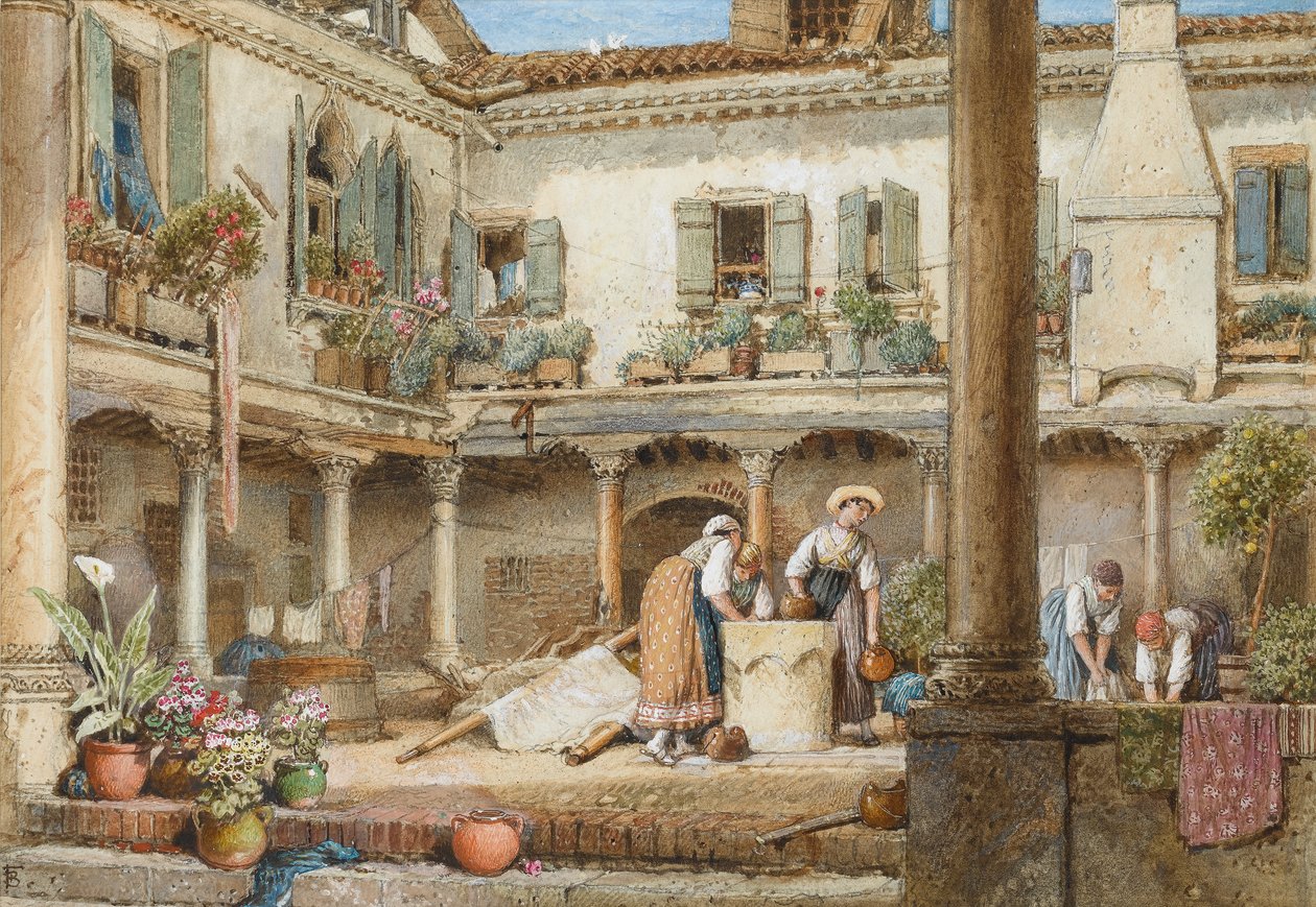 Abbazia di San Gregorio, Venezia da Myles Birket Foster