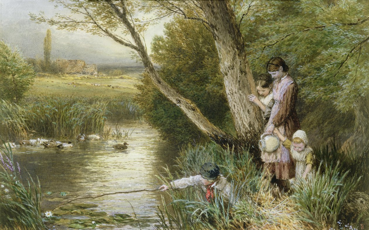 Vicino al ruscello da Myles Birket Foster
