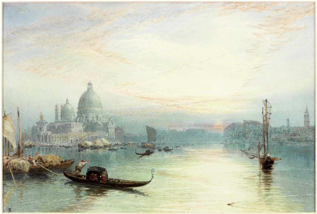 Ingresso al Canal Grande, Venezia da Myles Birket Foster