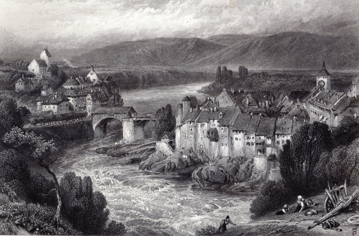 Lauffenberg, inciso da E.P. Brandard da Myles Birket Foster