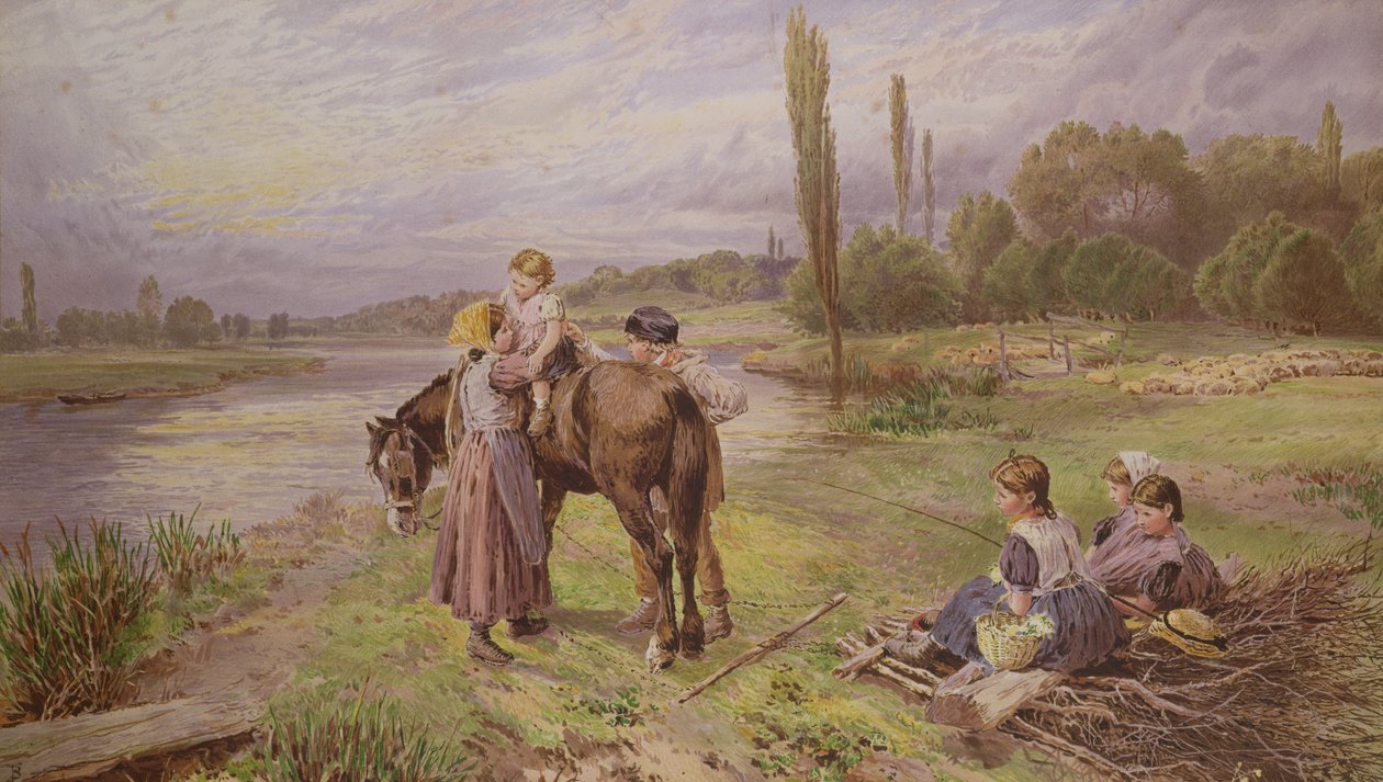 La Cavalcata sul Pony da Myles Birket Foster