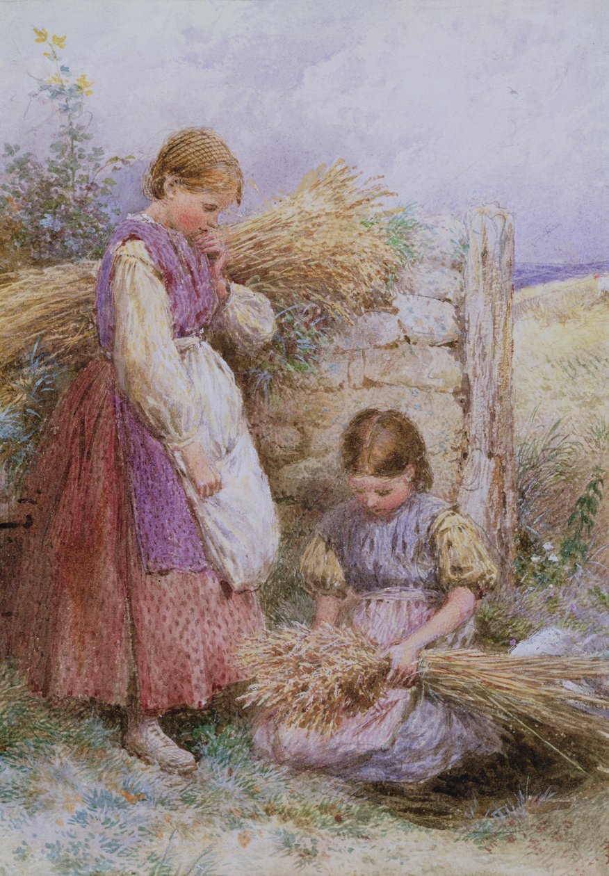 Le Giovani Spigolatrici da Myles Birket Foster