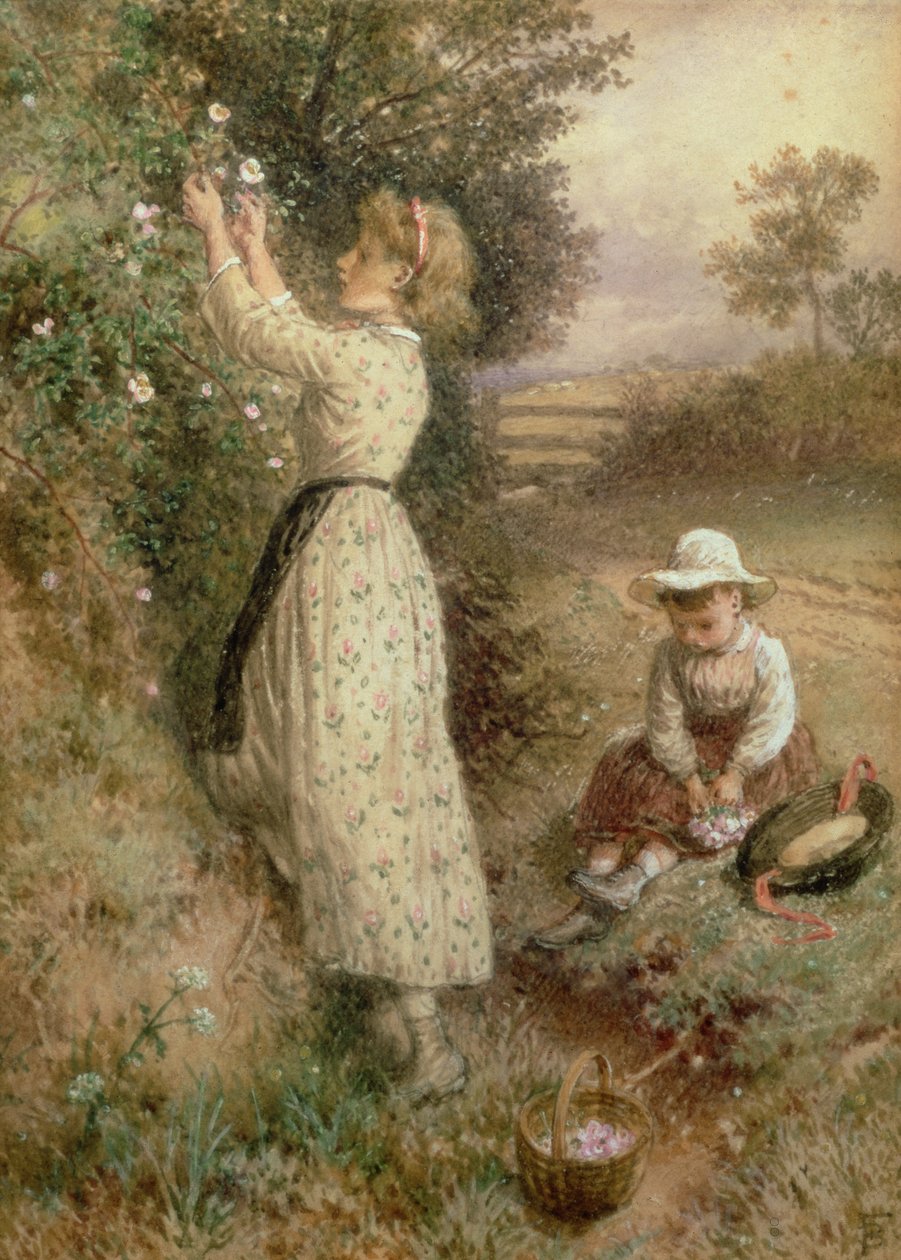 Rose Selvatiche da Myles Birket Foster