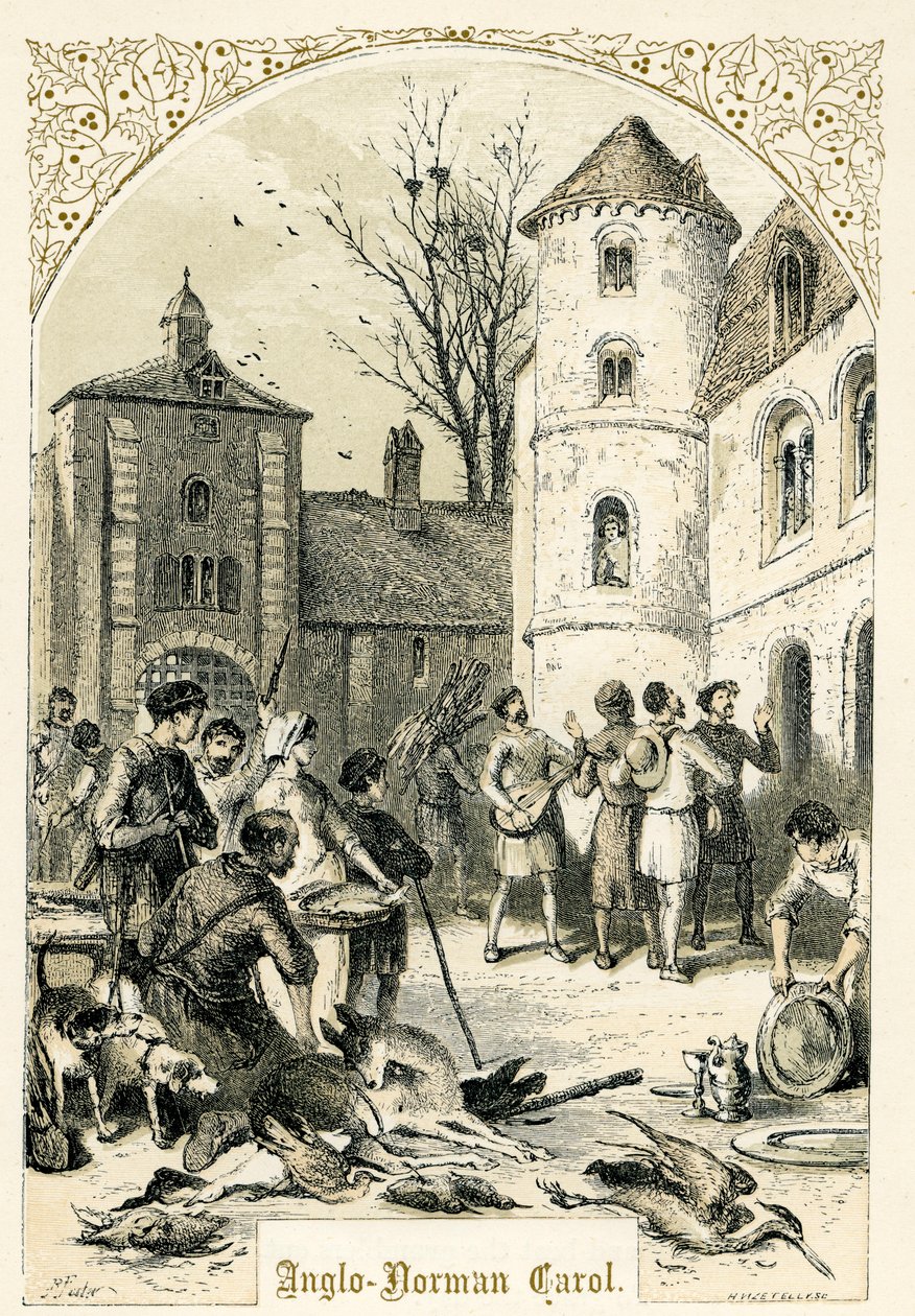 Carola anglo-normanna da Myles Birket Foster