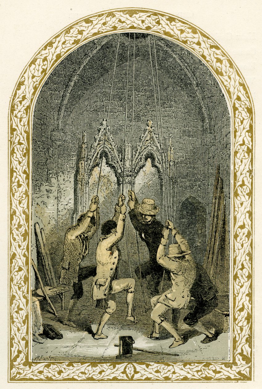 Campanari - illustrazione di Birket Foster da Myles Birket Foster