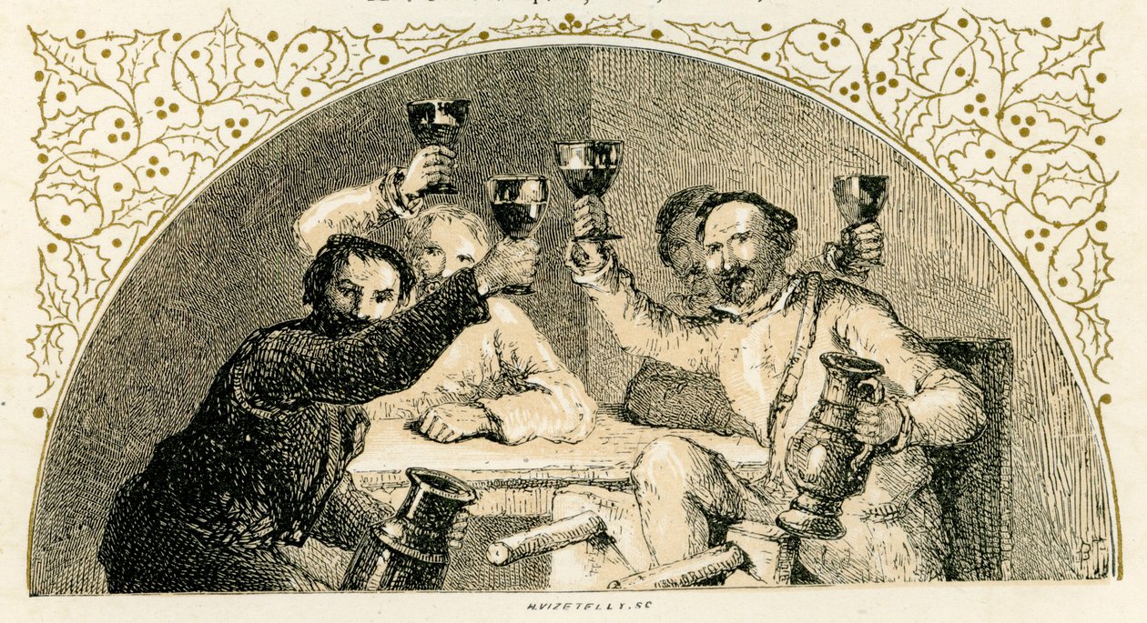 Canto di Natale in lode della birra da Myles Birket Foster