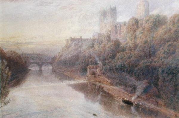 Castello di Durham da Myles Birket Foster