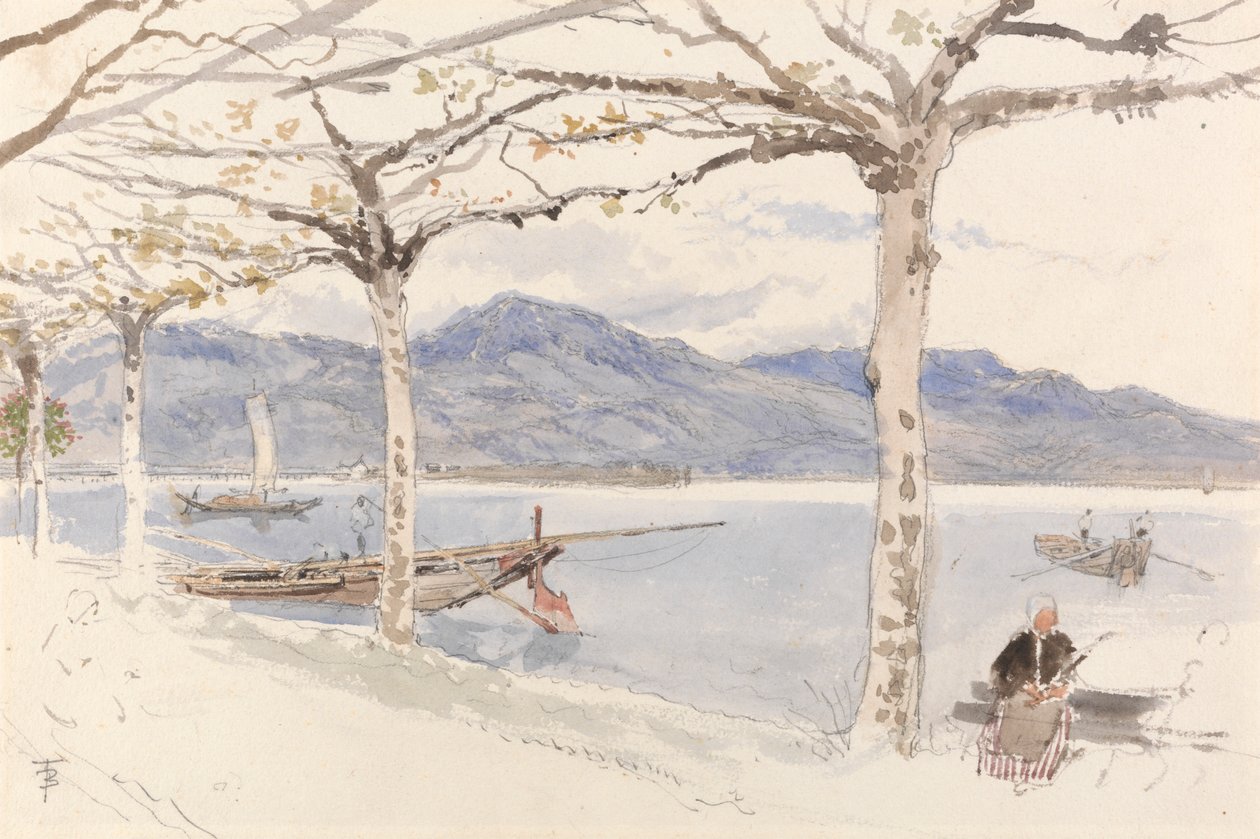 Lago Maggiore, Italia da Myles Birket Foster