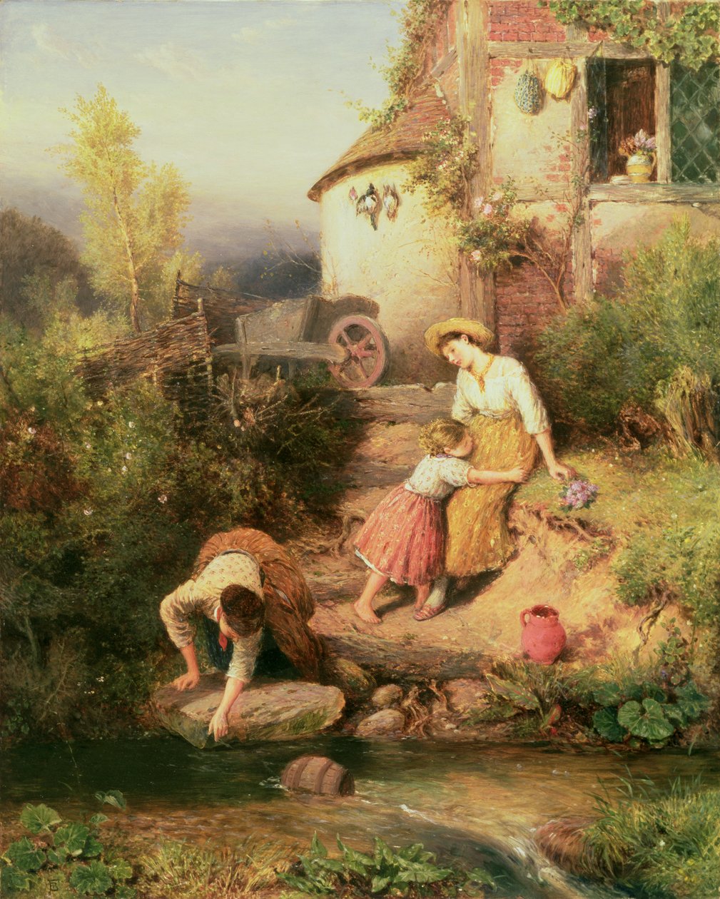 Il ruscello da Myles Birket Foster