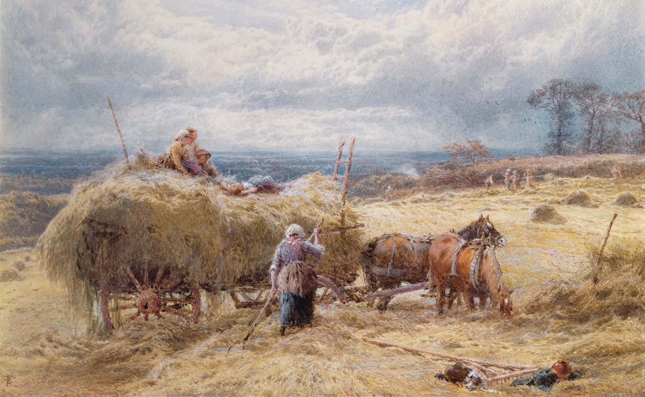 Il carro di fieno da Myles Birket Foster