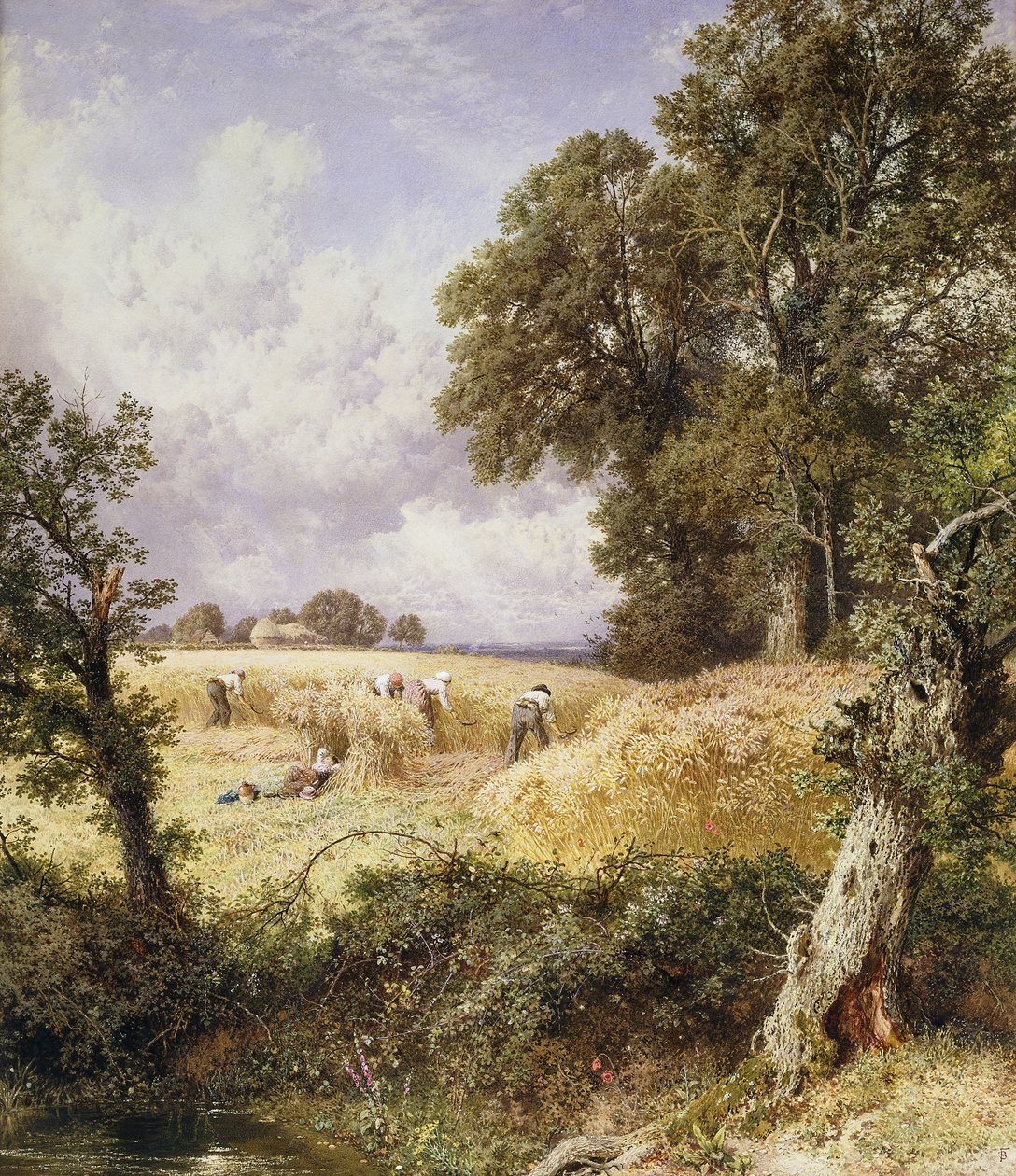 I mietitori da Myles Birket Foster