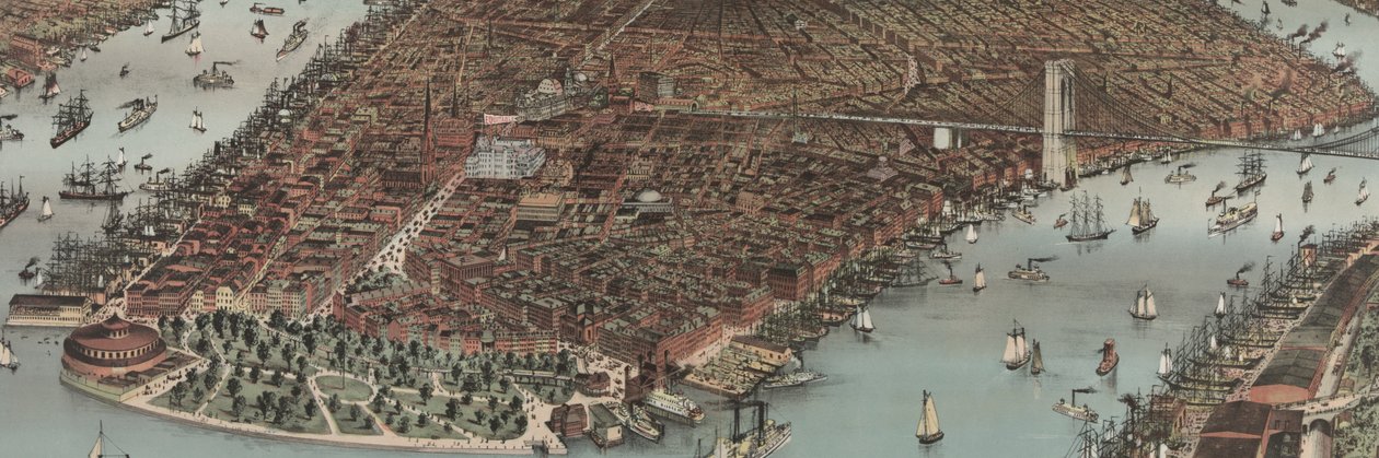 La città di New York da Nathaniel Currier