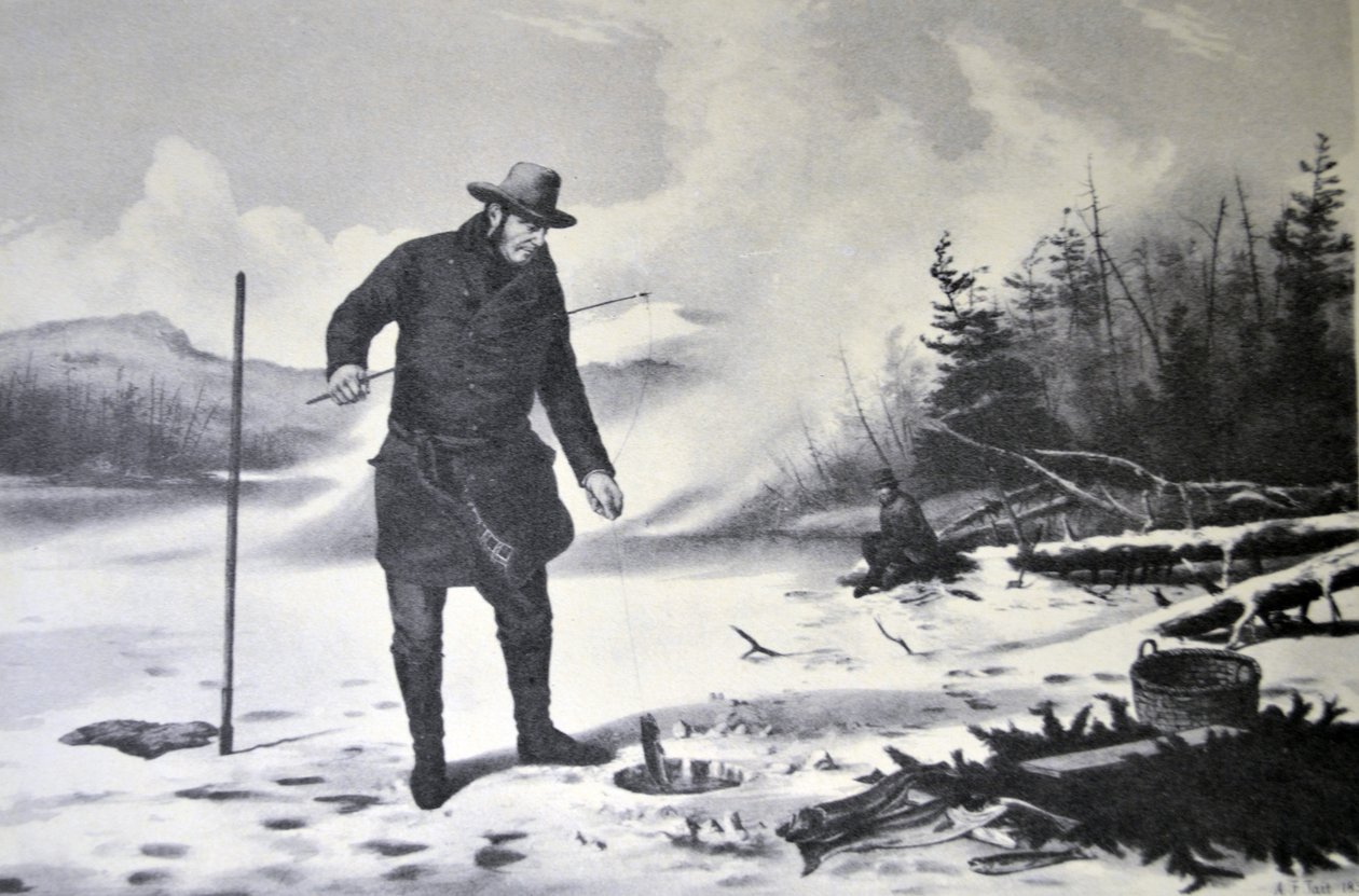 Sport invernali americani da N. and Ives, J.M. Currier