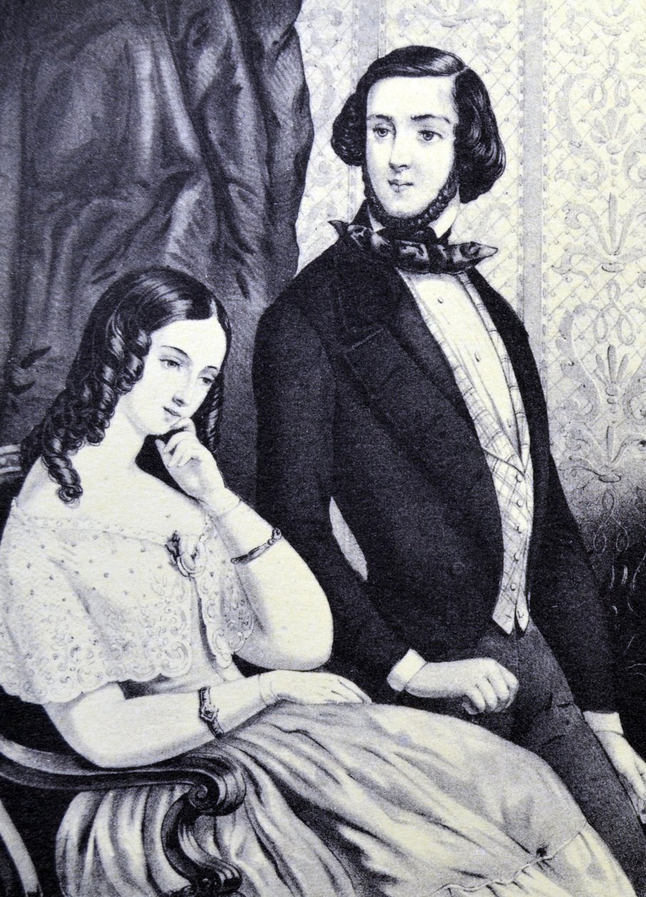 Il litigio degli amanti da N. and Ives, J.M. Currier