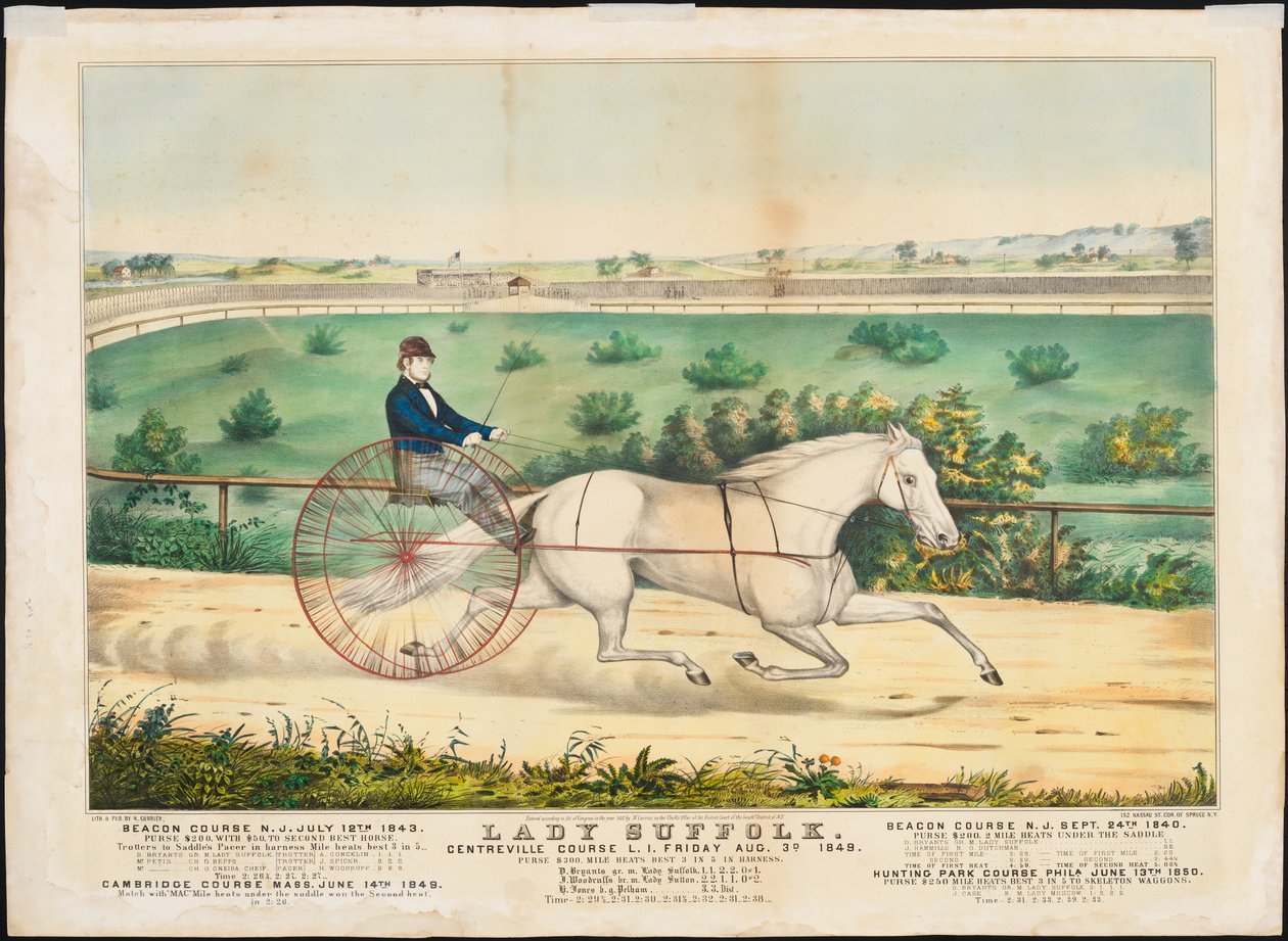 Lady Suffolk, 1852 da N. and Ives, J.M. Currier