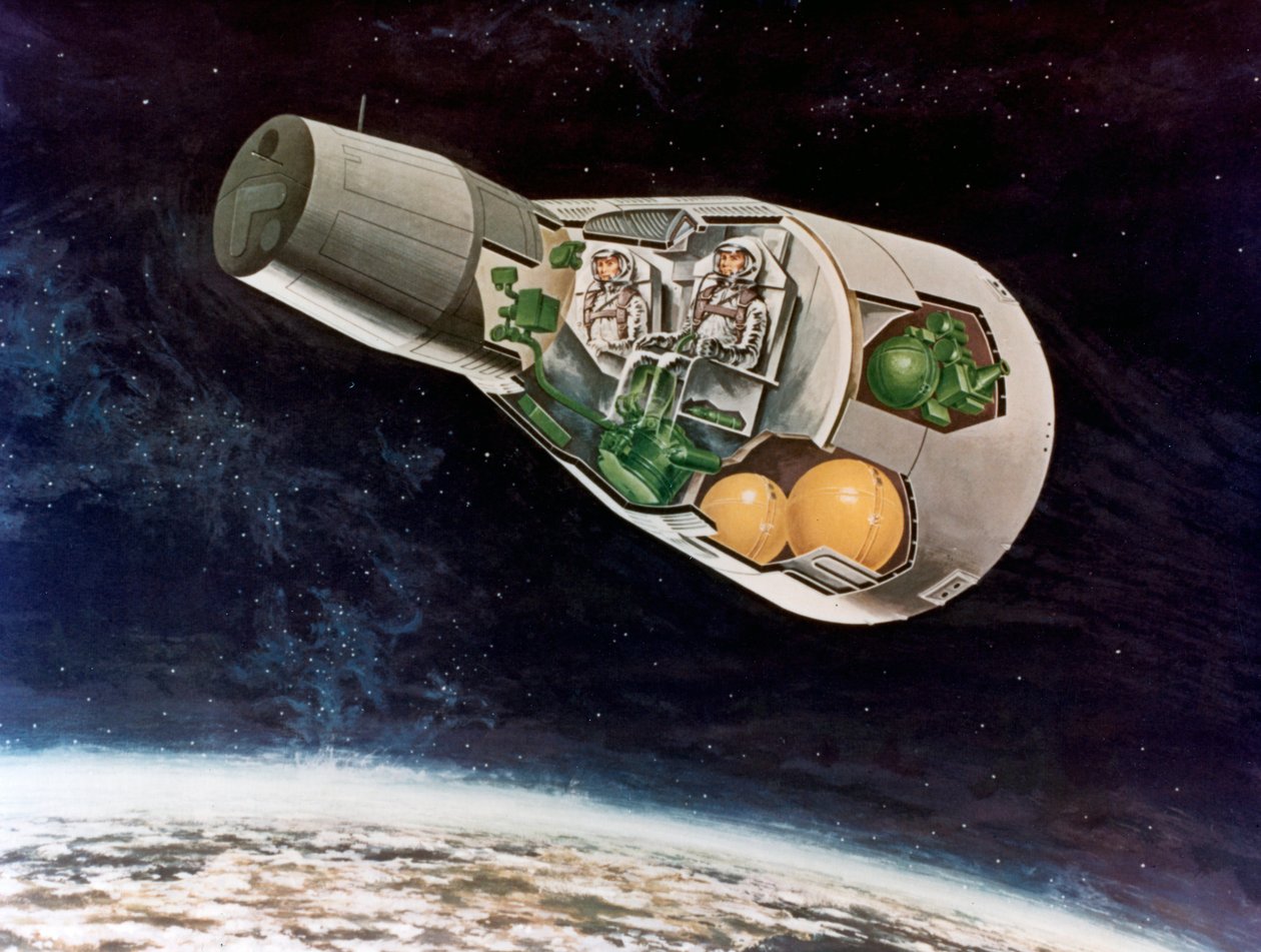 Un modulo lunare della NASA, c1970s da NASA Images