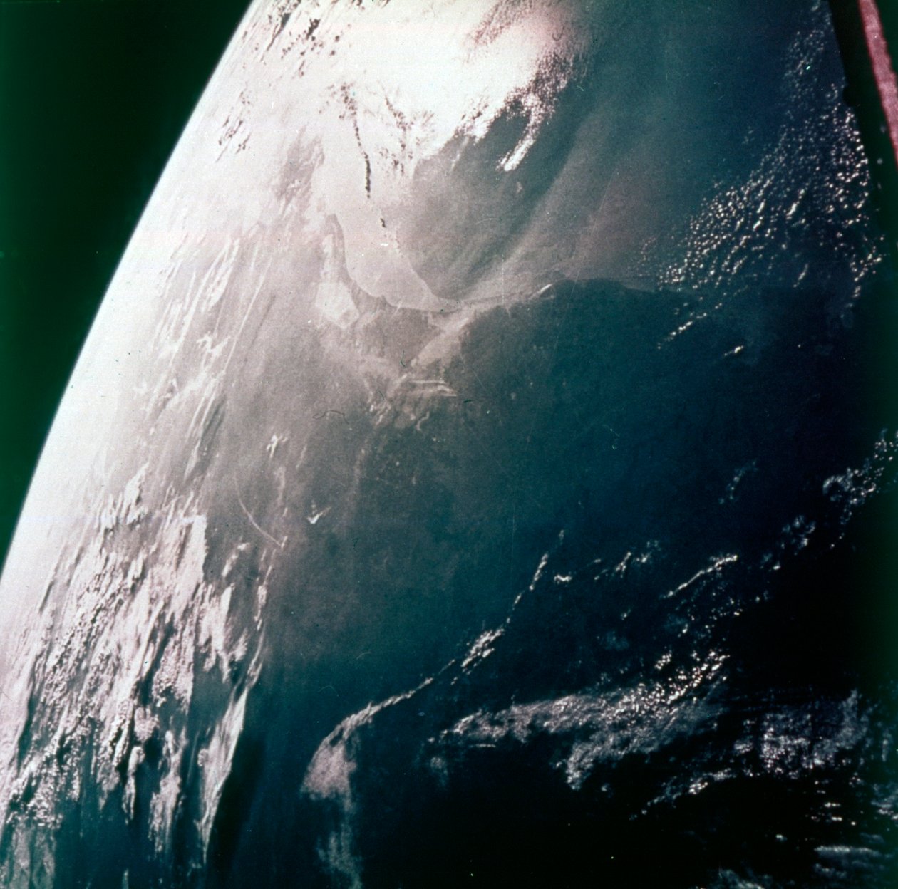 La Terra dallo spazio - la costa del Golfo, Houston e Galveston Bay, USA, c. 1980s da NASA Images