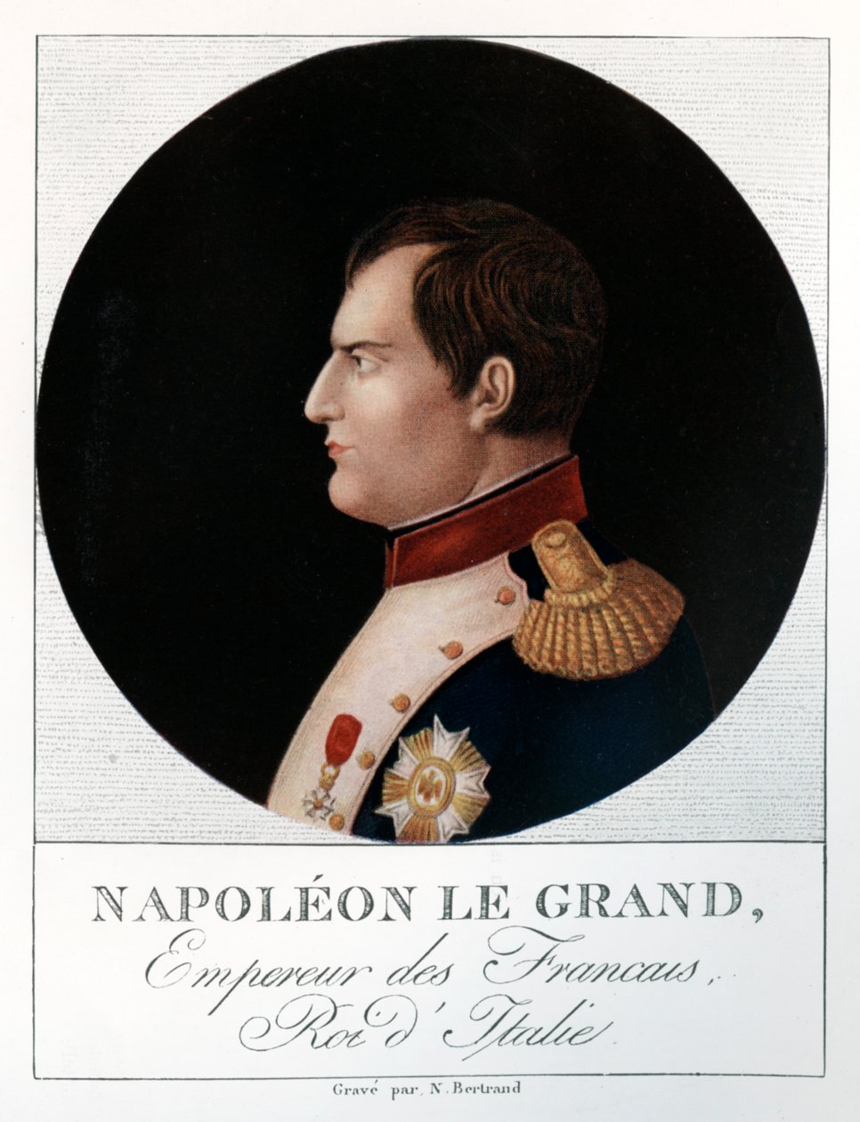 Imperatore Napoleone Bonaparte, 1769-1821, 1912 da N. Bertrand