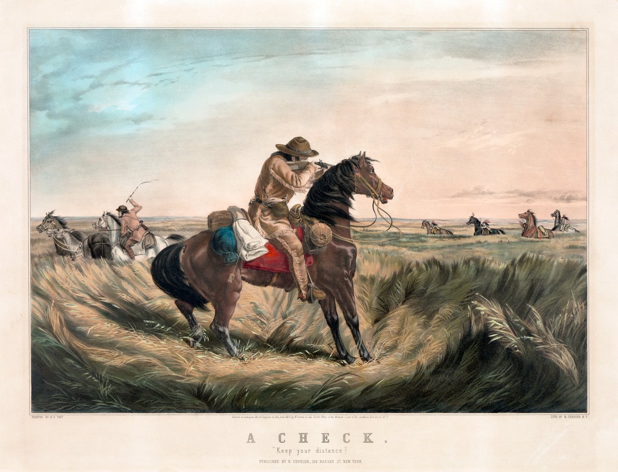 Vecchio tiratore scelto del West di Currier & Ives da Currier and Ives
