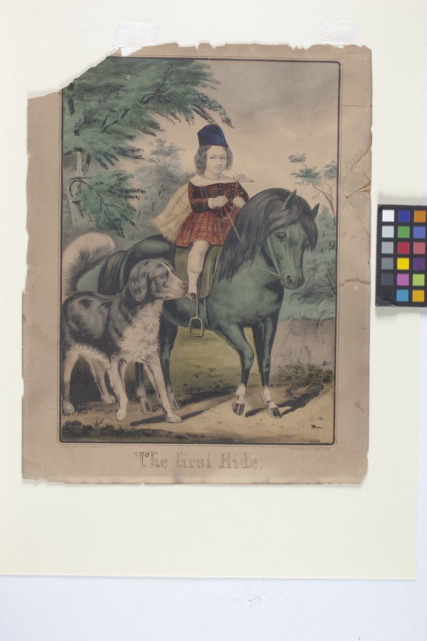 La prima cavalcata da N. and Ives J.M. (1824 95) Currier