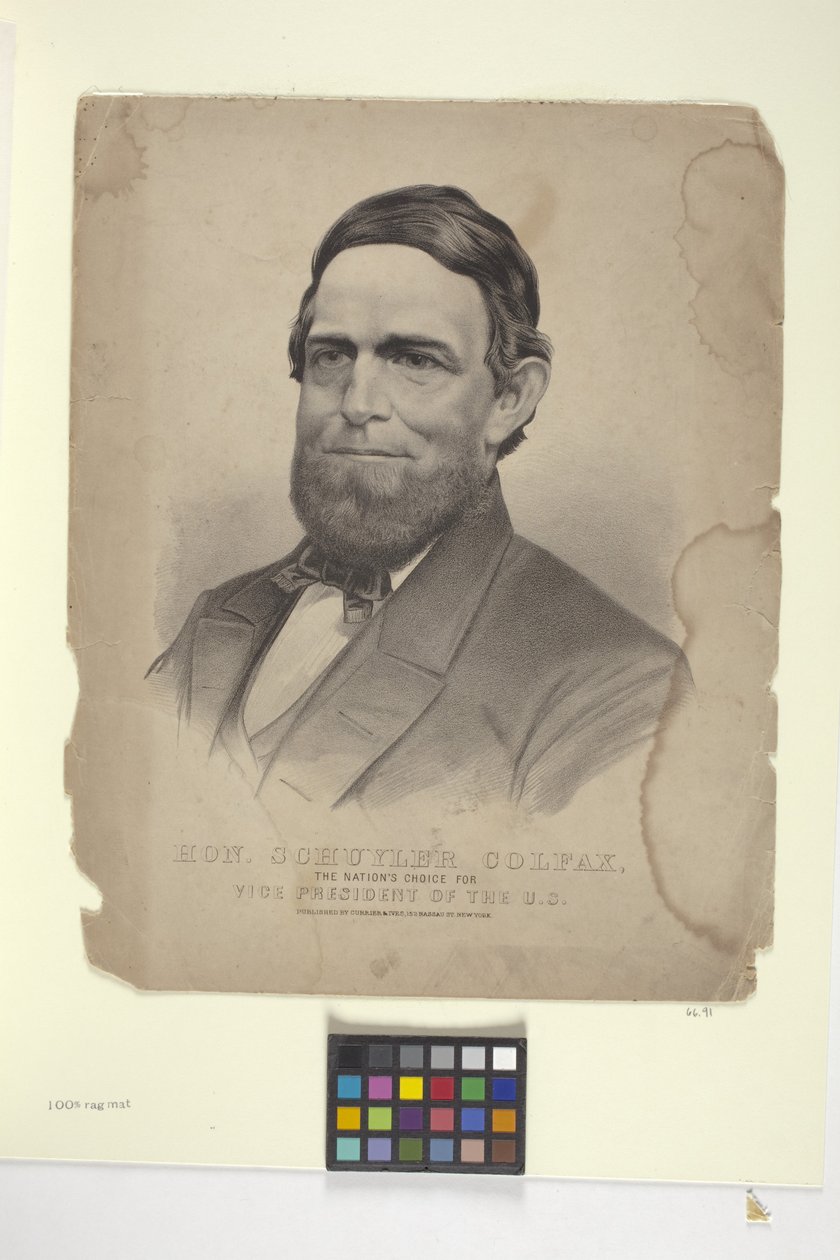On. Schuyler Colfax da N. and Ives J.M. (1824 95) Currier