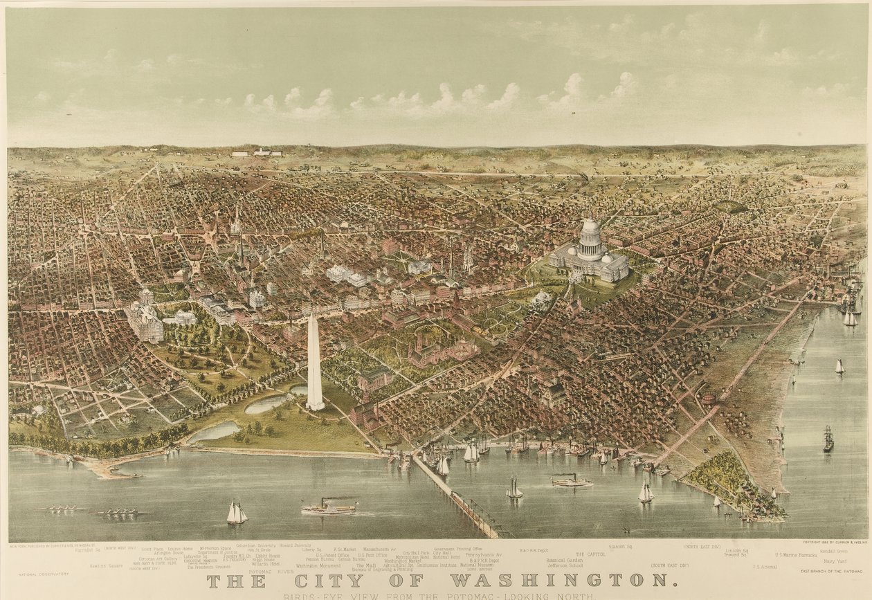 La Città di Washington: Vista a Vol d