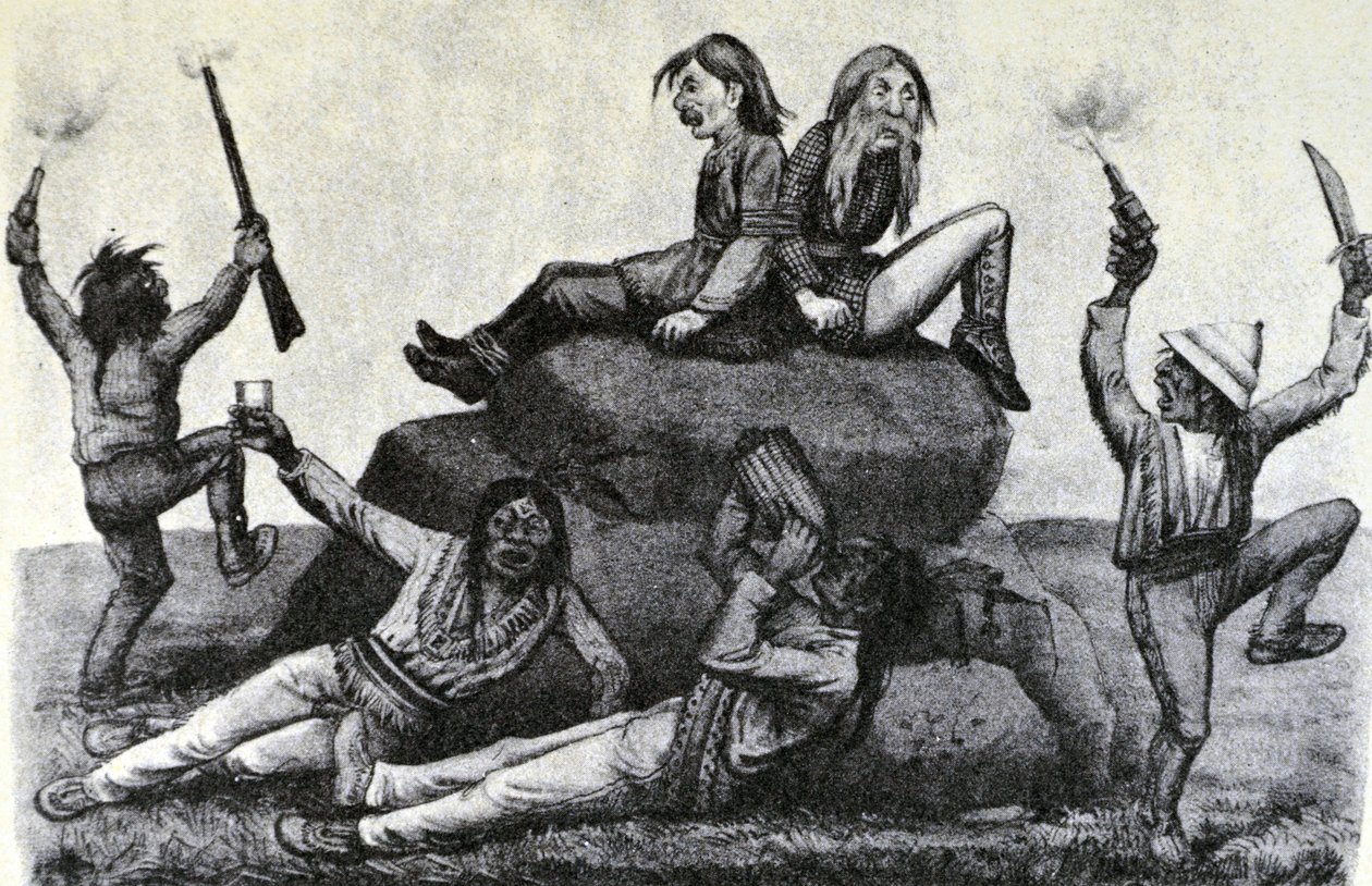 Un dandy ululante - Sul sentiero di guerra da N. and Ives, J.M. Currier