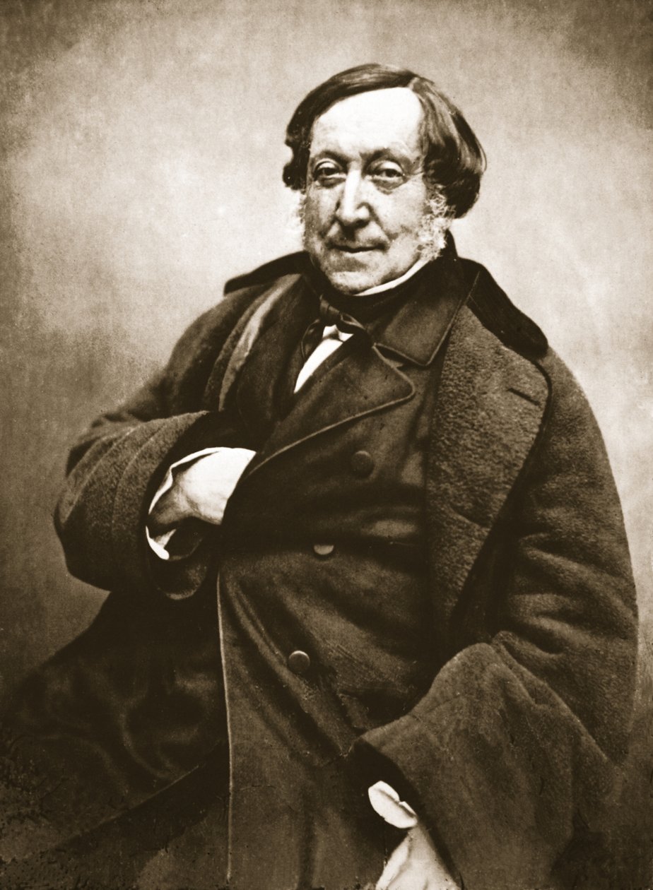 Gioacchino Rossini, 1856 da Nadar