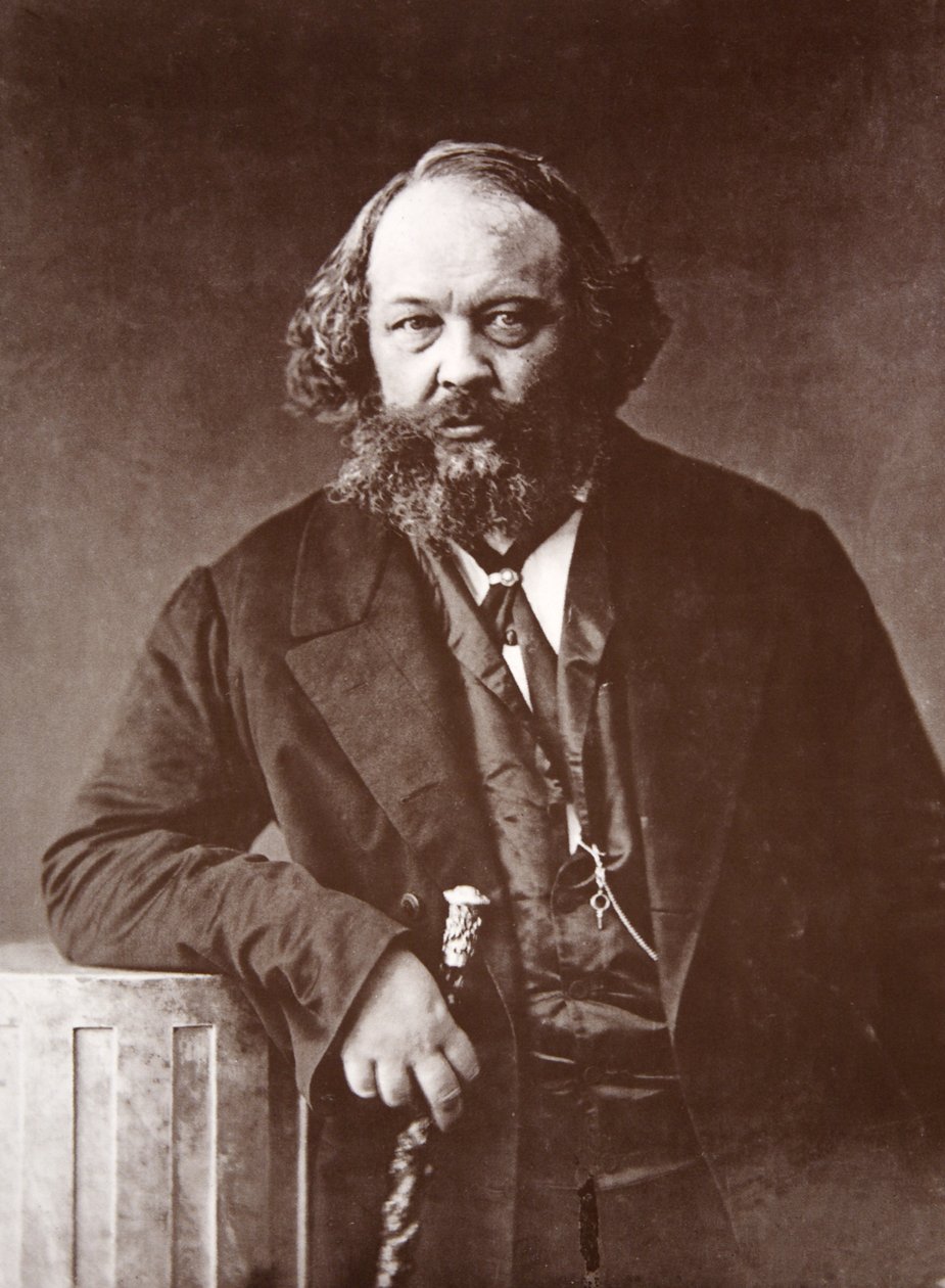 Mikhail Alexandrovitch Bakounine, c.1865 da Nadar