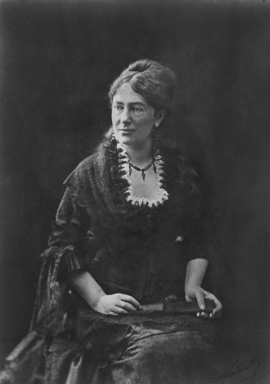 Ritratto di Juliette Adam da Nadar
