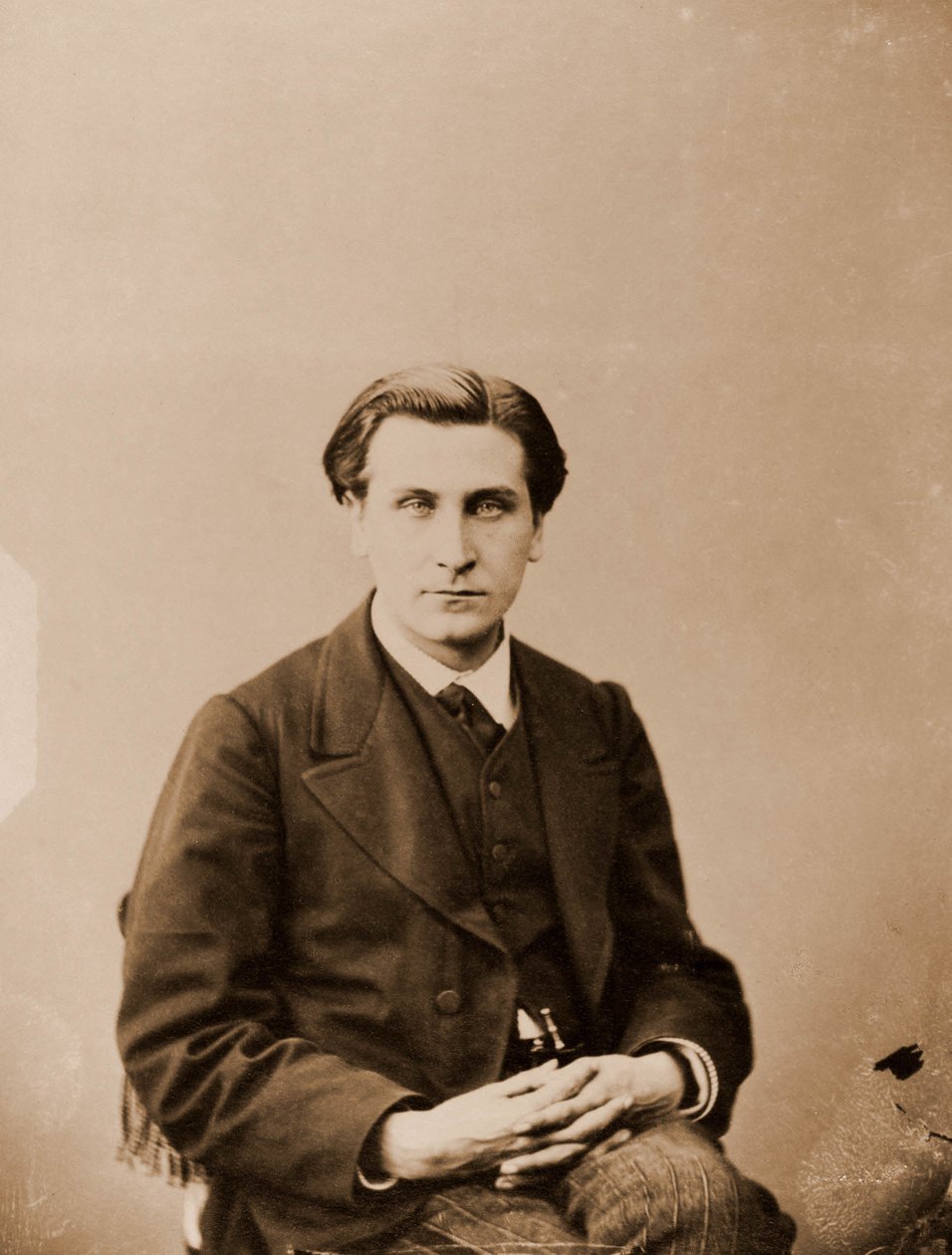 Ritratto di Francois Coppee, poeta 1842-1908 (foto) da Nadar