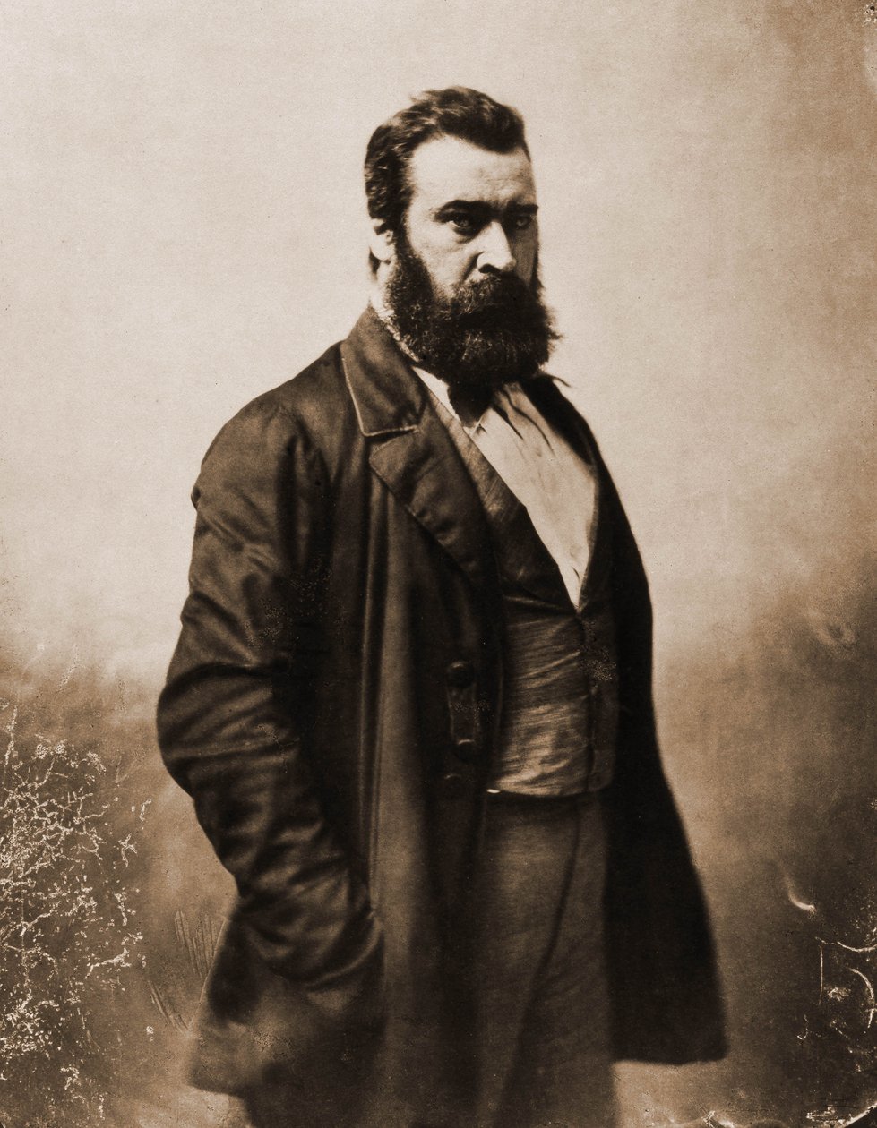 Ritratto di Jean-François Millet, pittore e incisore da Nadar