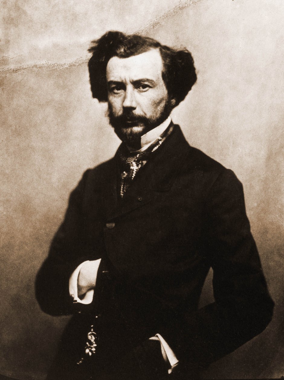 Ritratto di Maxime Du Camp, scrittore 1822-1894 (foto) da Nadar