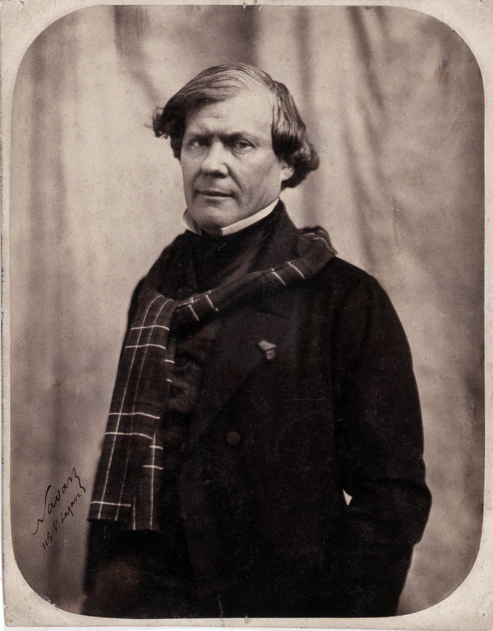 Ritratto di Paul Lacroix detto P.L. Jacob bibliofilo (1806-1884) da Nadar