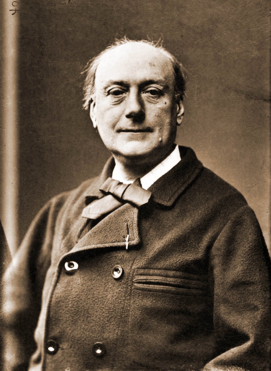 Ritratto di Théodore de Banville, poeta da Nadar