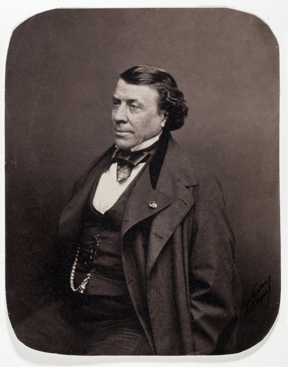 Ritratto del chirurgo francese Philippe Ricord (1800-1889) da Nadar