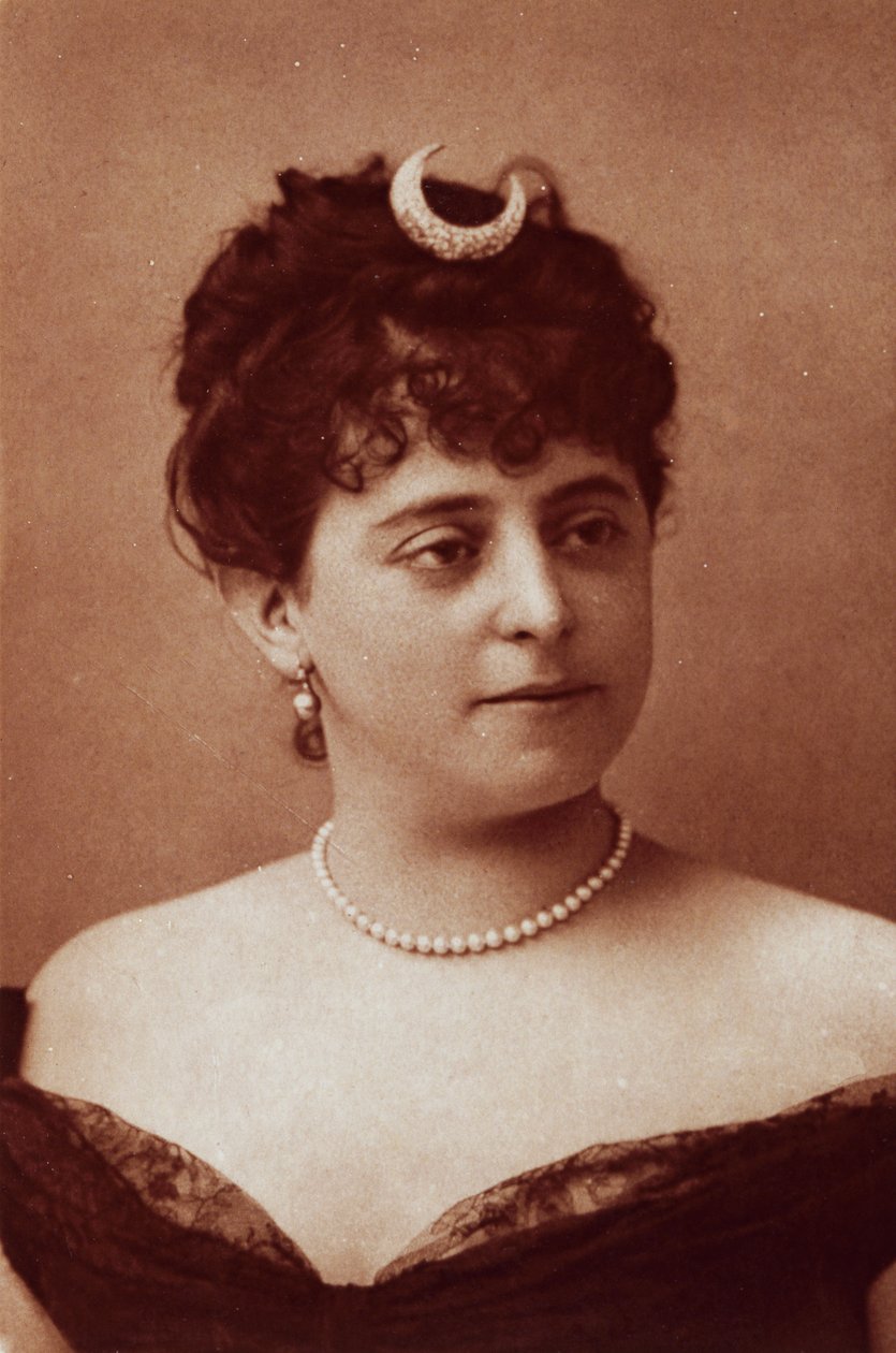 Sibyl Sanderson, soprano americano, fotografia di Felix Nadar da Nadar