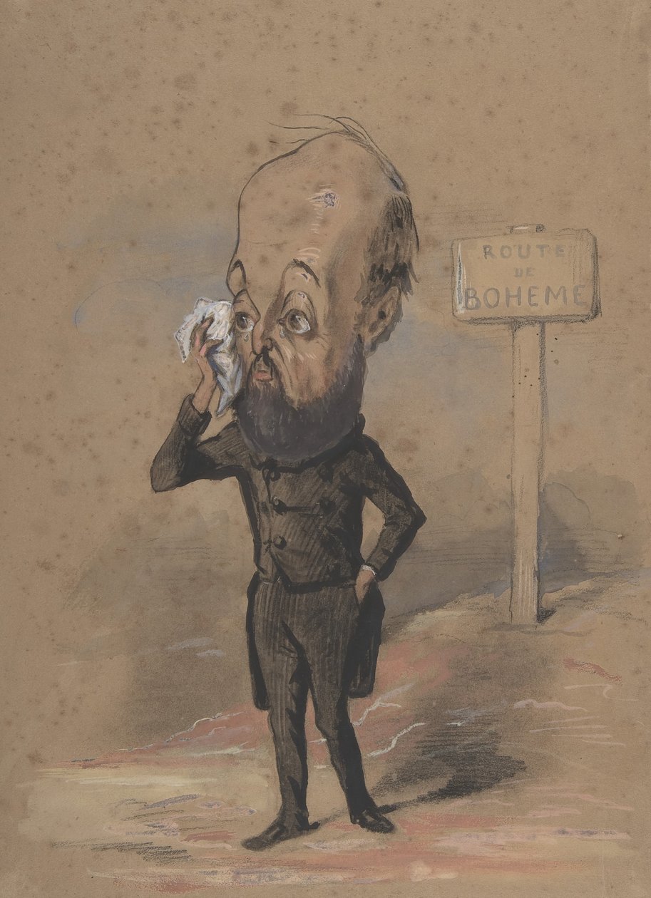 Caricatura di Henri Mürger da Nadar