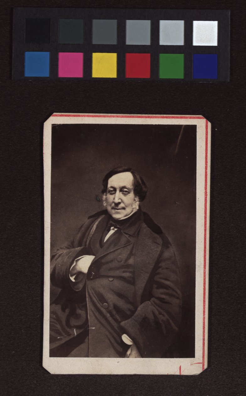 Gioachino Antonio Rossini (1792-1868), compositore da Nadar