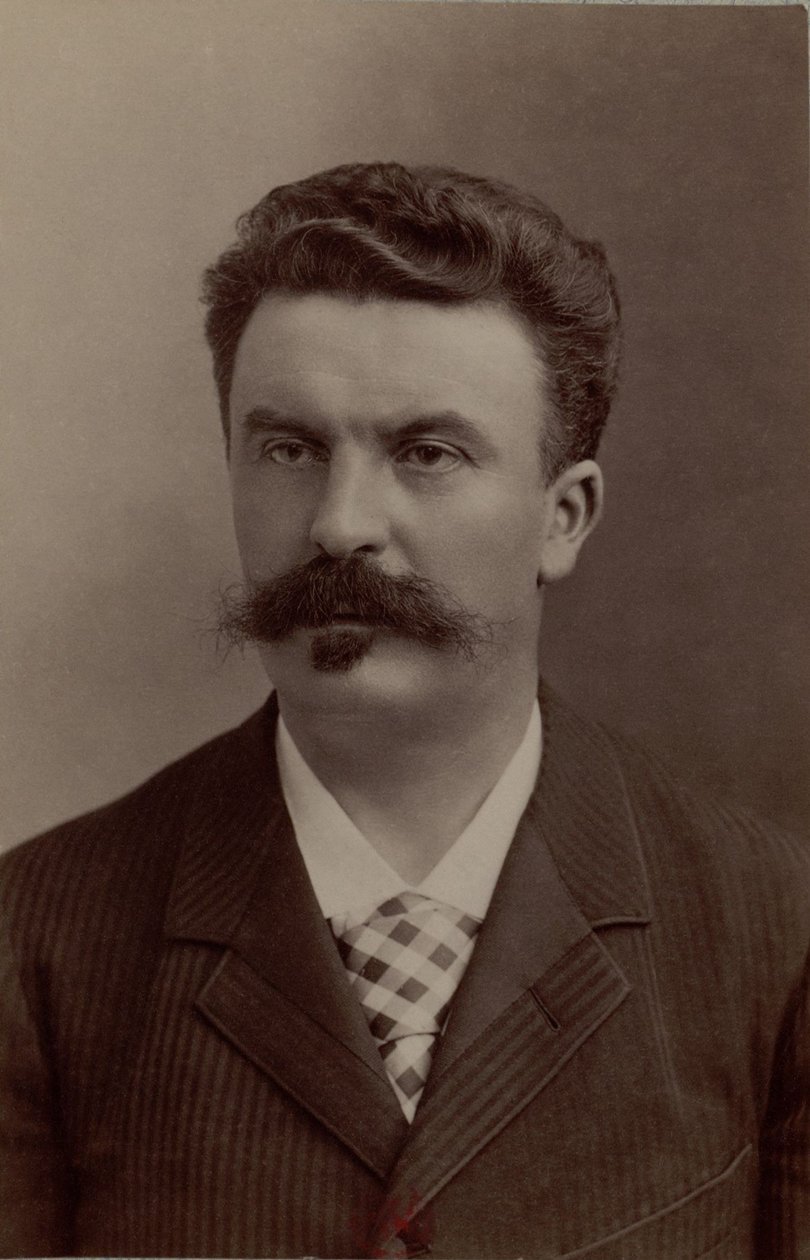 Guy de Maupassant - fotografia di Atelier Nadar da Nadar