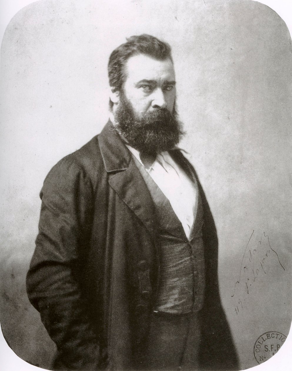 Jean-François Millet, pittore francese da Nadar