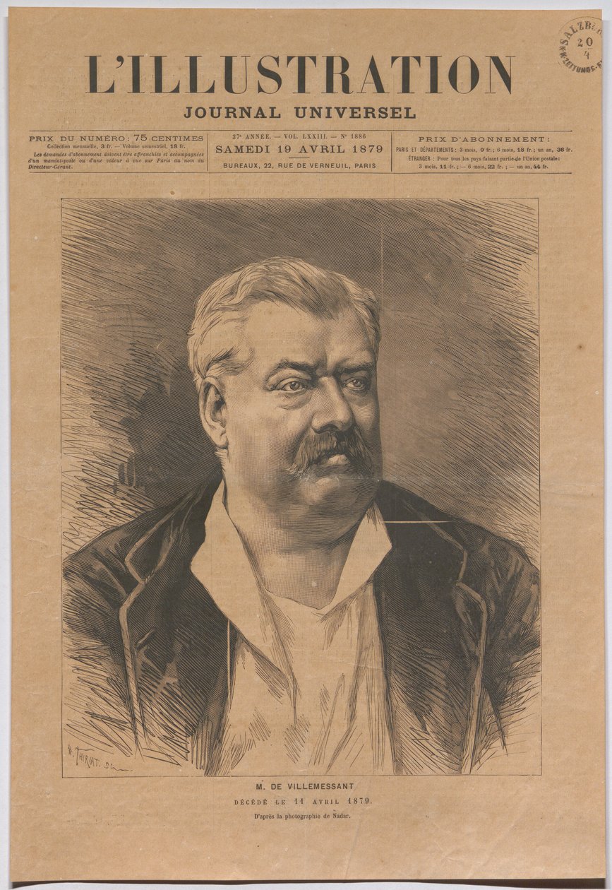 Il signor de Villemessant, deceduto l
