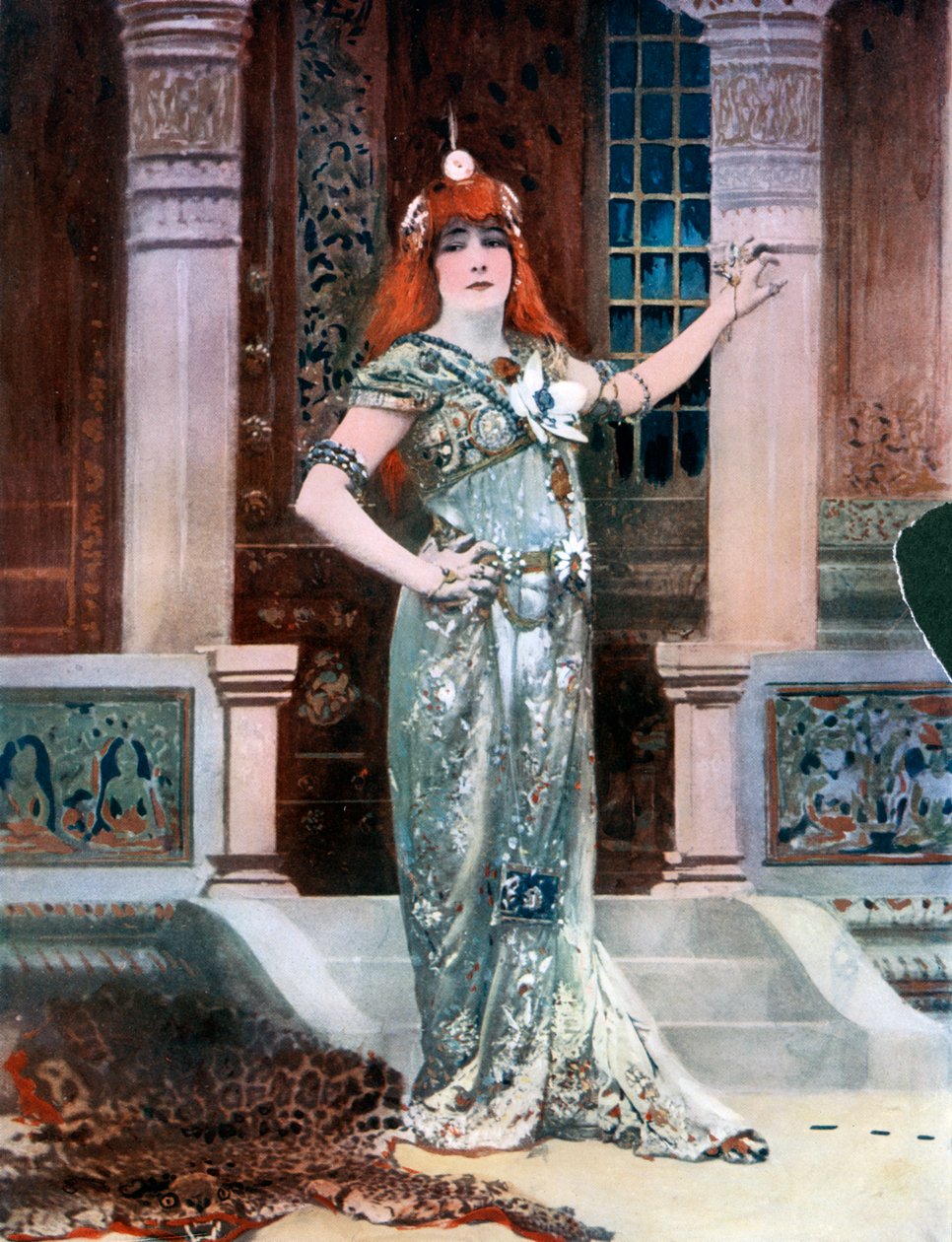 Sarah Bernhardt come Isotta da Nadar