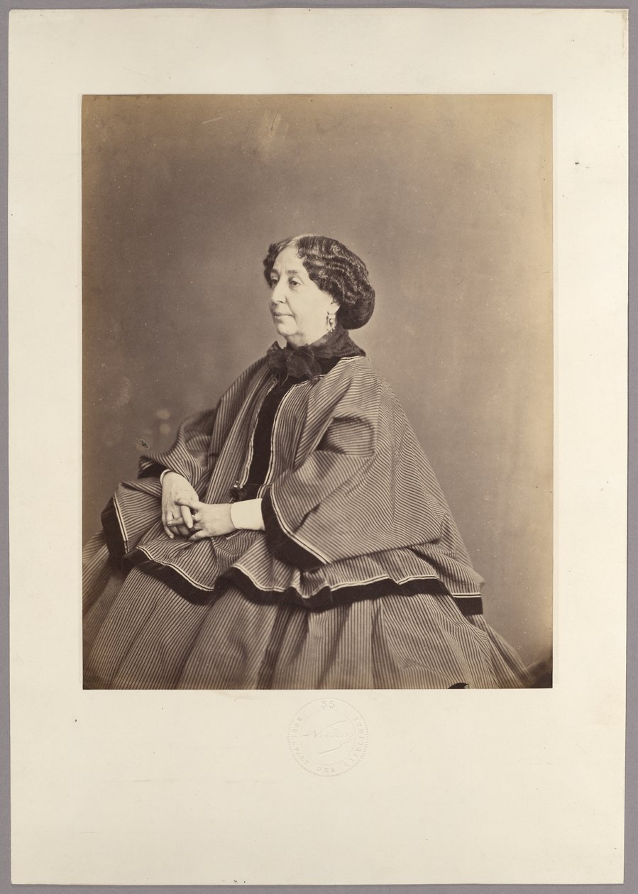 La scrittrice George Sand da Nadar