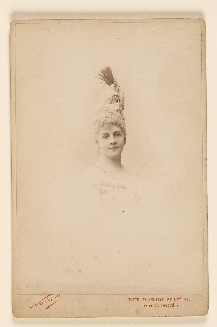 [Contessa Hélène de Pourtalès] da Nadar [Gaspard Félix Tournachon]